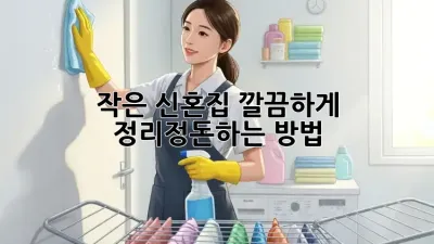 작은 신혼집, 깔끔하게 정리정돈하는 방법! ✨